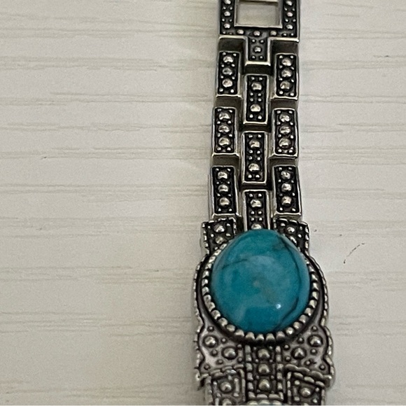 Mondu Quartz Watch Turquoise Bracelet Watch open turquoise to see watch - Picture 11 of 15